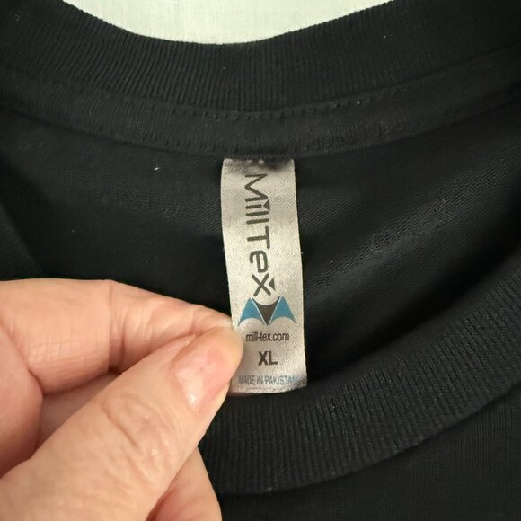 Halloween Skeleton T Shirt Size XL Black White Ribcage Graphic Tee Costume - Picture 6 of 8